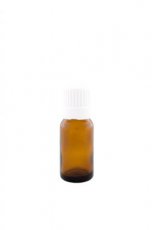 FLACON10ML Glazen flesje + dop druppelteller - Inhoud: 10ml